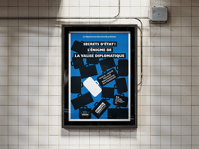 L'énigme de la valise diplomatique - Exposition temporaire - Affiche